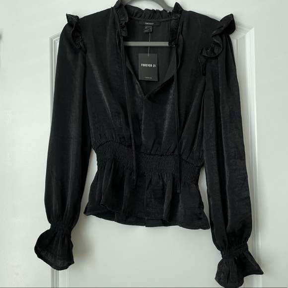 Forever 21 Tops - Forever 21 black blouse